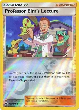Lost Thunder Professor Elm’s Lecture #188/214 reverse holo